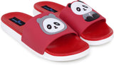 Walking Slippers for girls women Slides Red White