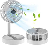 Adjustable Height Telescopic Rechargeable Standing Fan Rechargeable Pedestal Fan