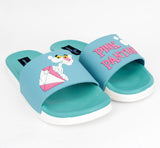 Walking Slippers for girls women Slides Green